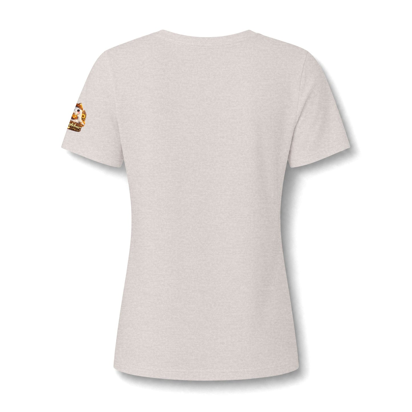 Women's V-Neck Tee — Halloween 'DADI' Colorful Drip Letters Design