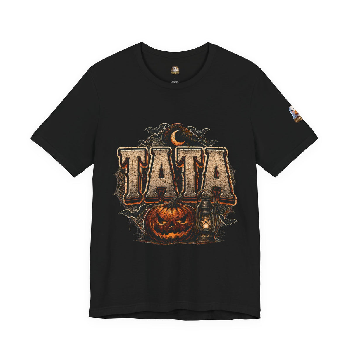 T-Shirt — "TATA" Vintage Halloween Pumpkin Design