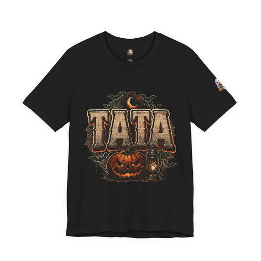 T-Shirt — "TATA" Vintage Halloween Pumpkin Design