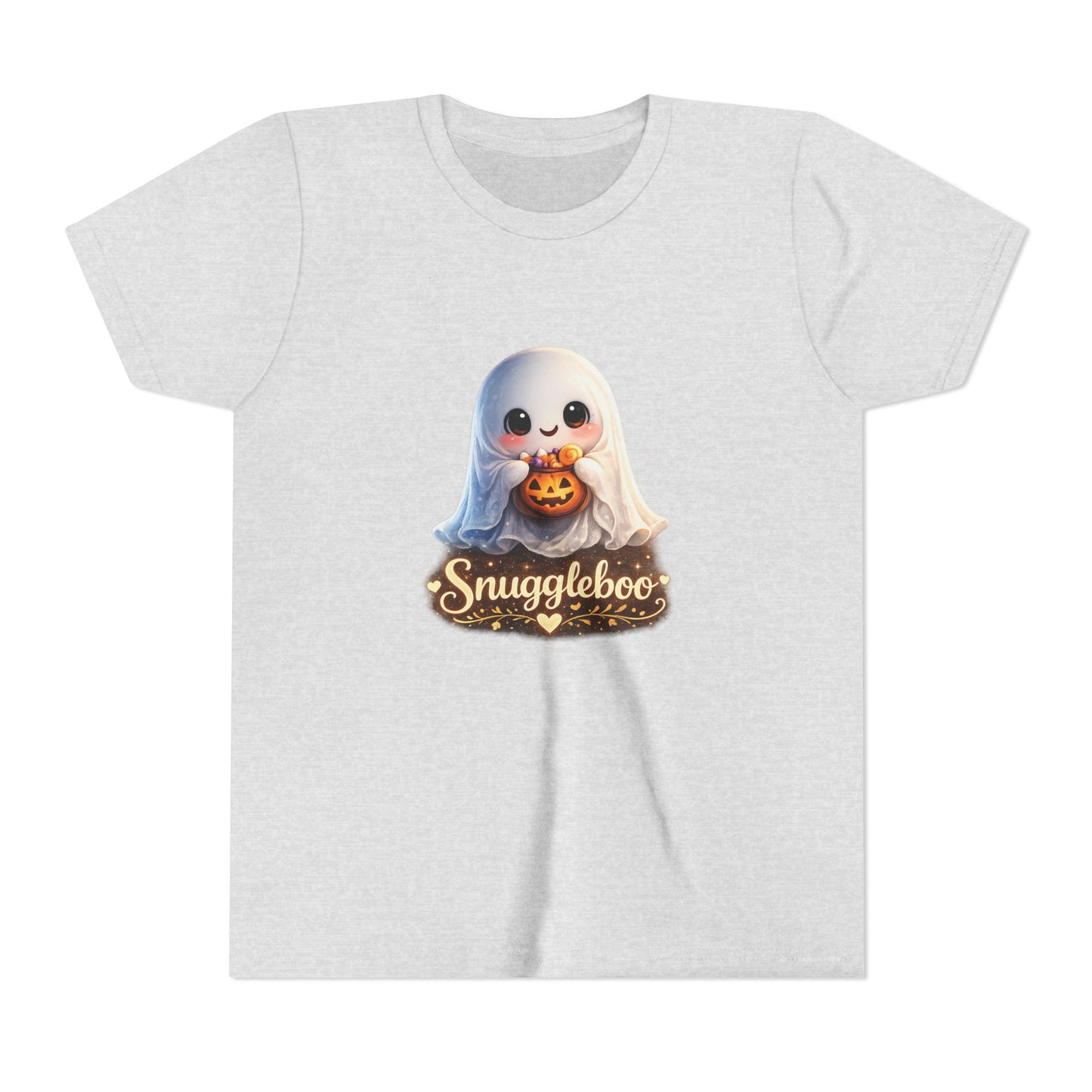 Youth Tee — 'Snuggleboo' Cute Halloween Ghost Shirt