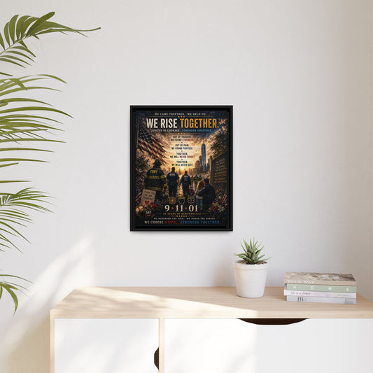 Matte Canvas, Framed (Multi-color)
