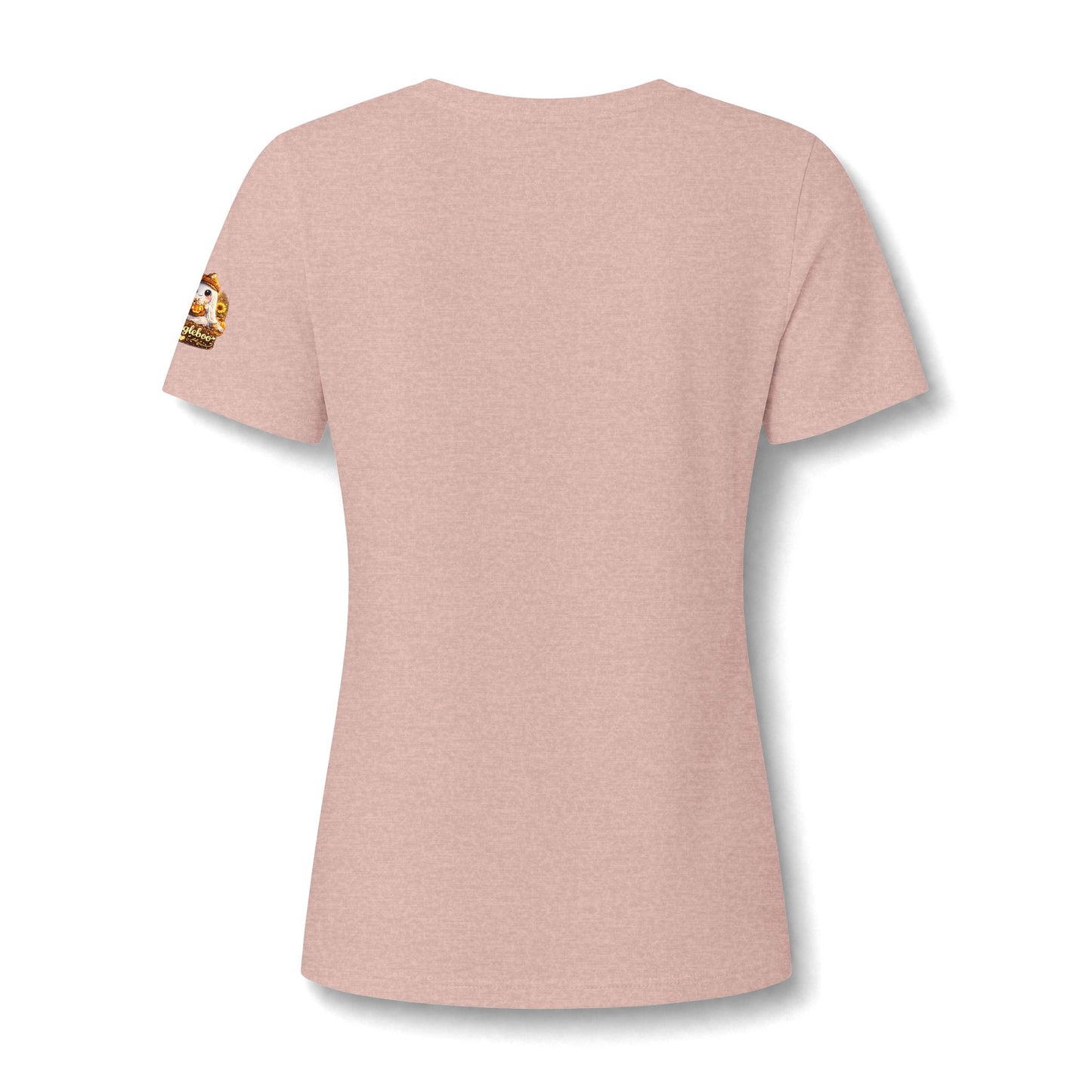 Women's V-Neck Tee — Halloween 'DADI' Colorful Drip Letters Design