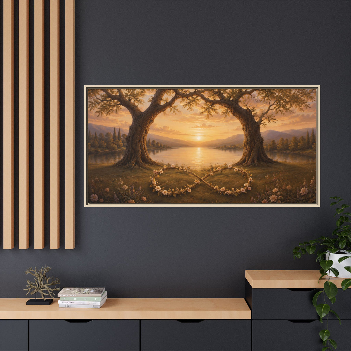Matte Canvas, Framed (Multi-color)