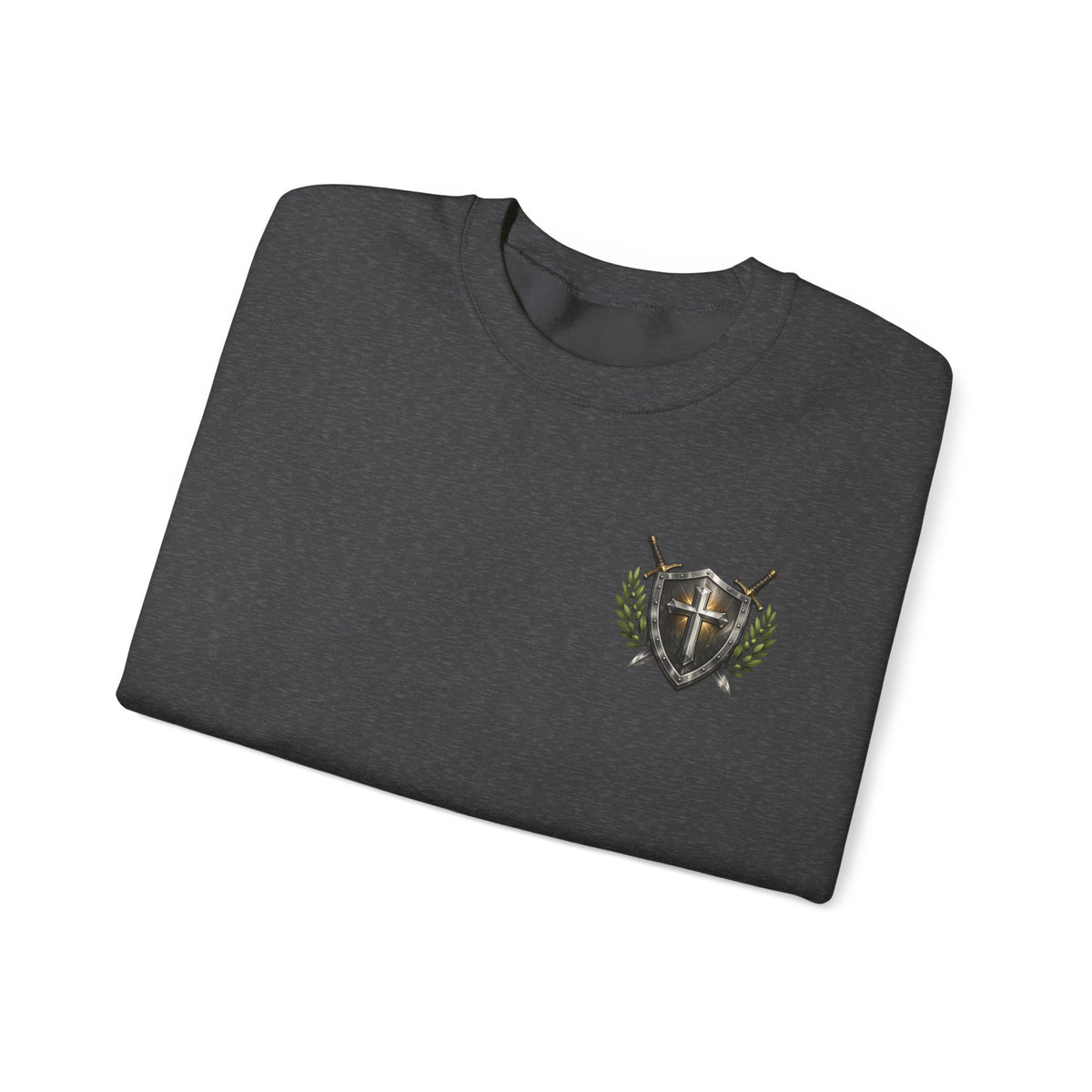Compass Crewneck Sweatshirt — "God's Got My Back" Proverbs 3:5-6 Christian Pullover