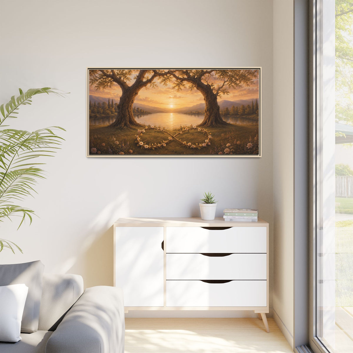 Matte Canvas, Framed (Multi-color)
