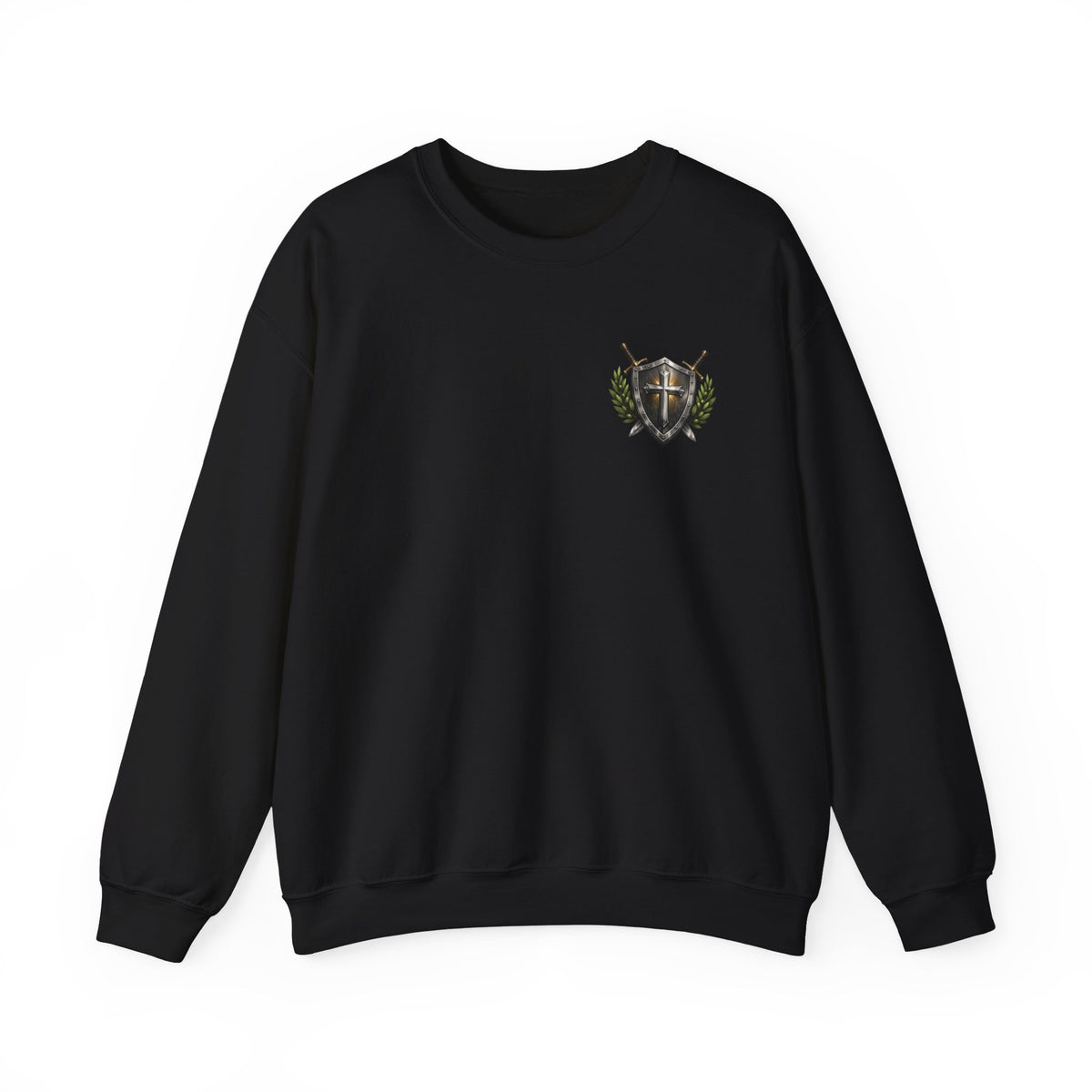 Compass Crewneck Sweatshirt — "God's Got My Back" Proverbs 3:5-6 Christian Pullover