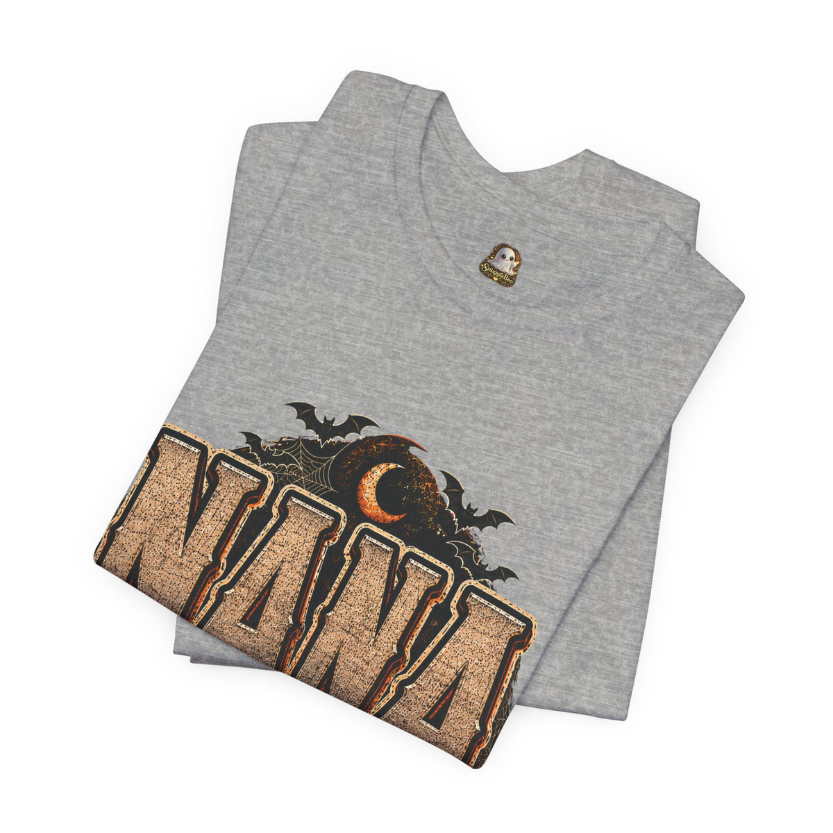 Nana Halloween Tee — Pumpkin, Bats & Lantern Graphic Shirt