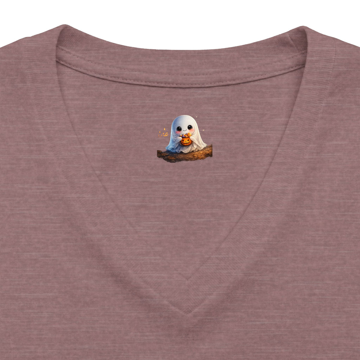 Halloween Boo Baby V-Neck Tee — Cute Trick-or-Treat Ghost Graphic