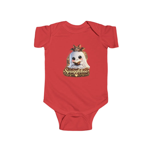 Infant Bodysuit — Cute 'Snuggleboo' Puppy Design Baby Onesie