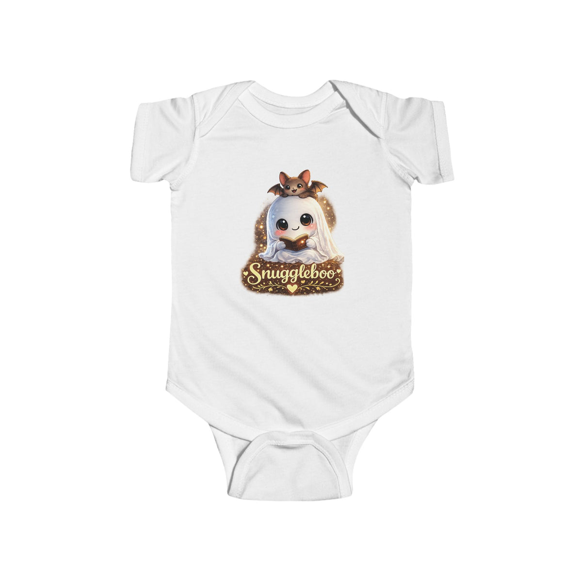 Infant Bodysuit — Cute 'Snuggleboo' Puppy Design Baby Onesie