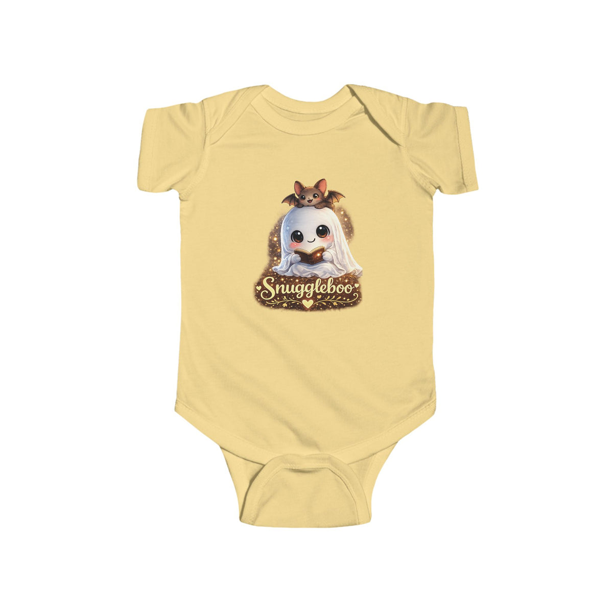 Infant Bodysuit — Cute 'Snuggleboo' Puppy Design Baby Onesie