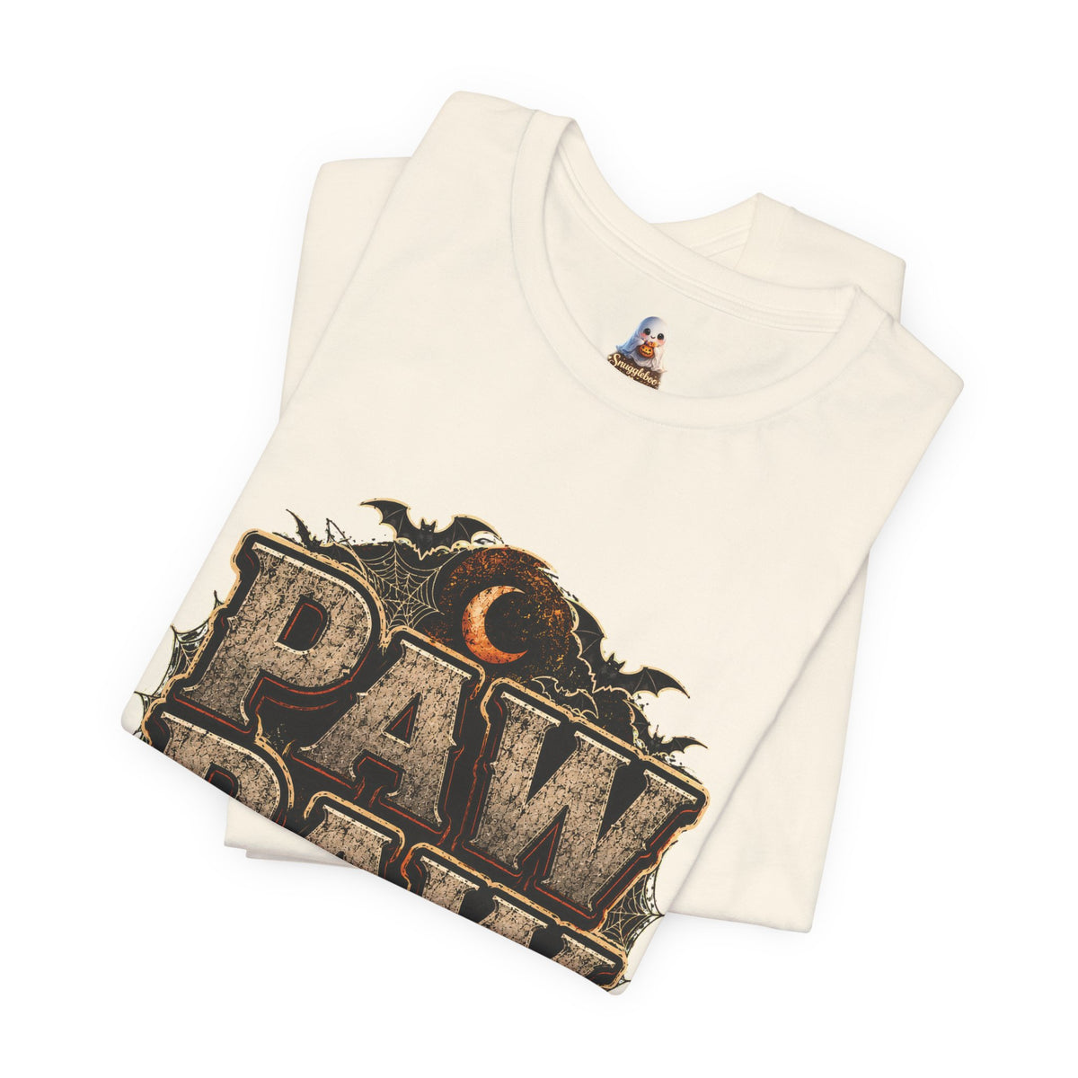 Paw Paw Halloween T‑Shirt — Vintage Pumpkin & Bats Scary Grandpa Tee