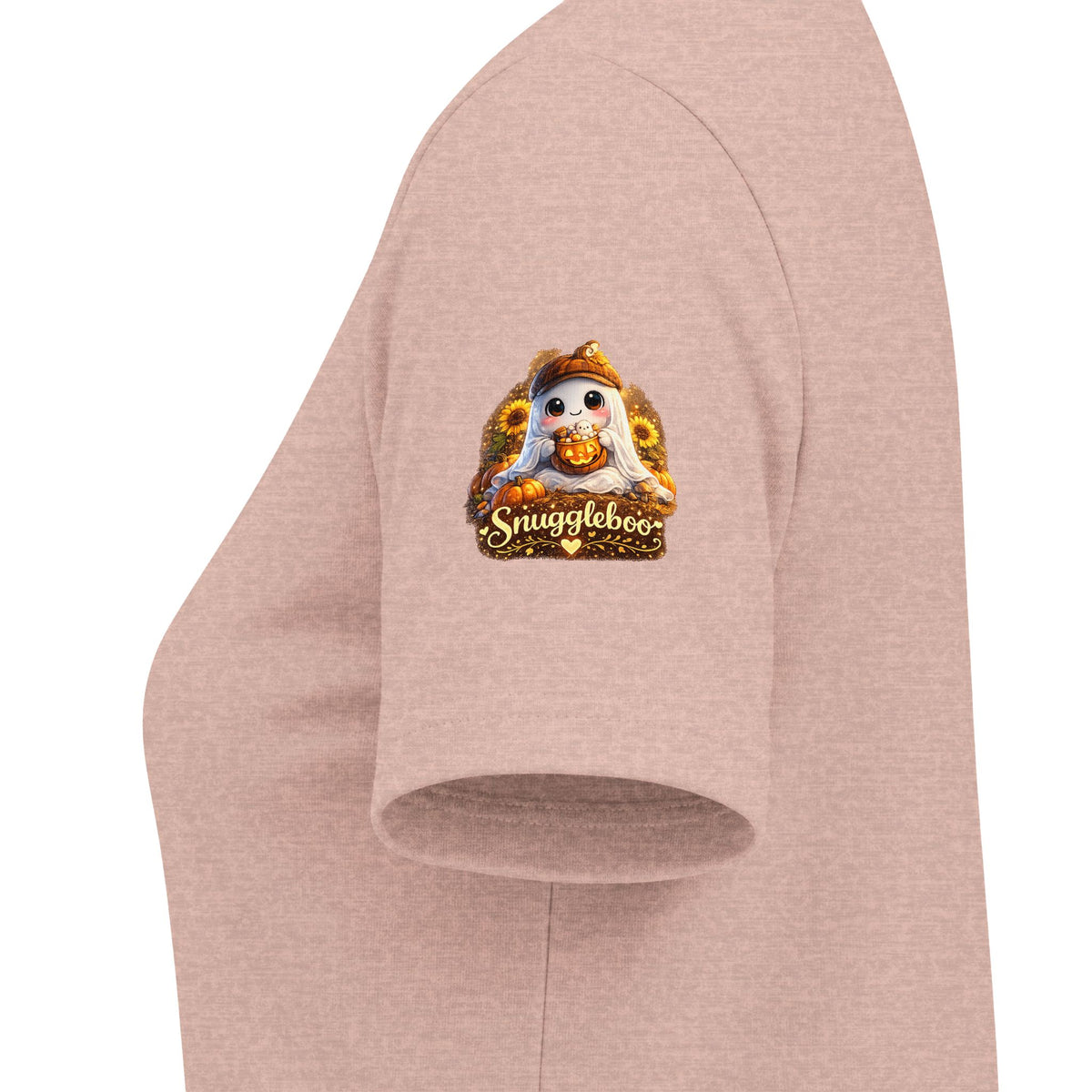 Grandma Halloween V-Neck Tee — Cute Ghost + Spooky Lettering