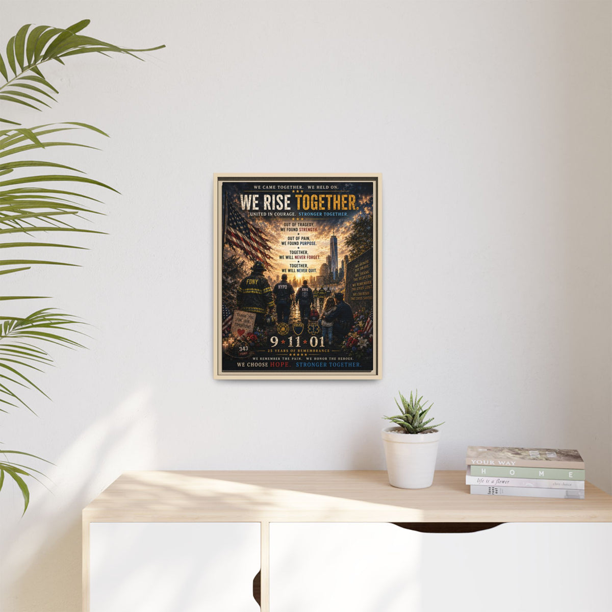 Matte Canvas, Framed (Multi-color)