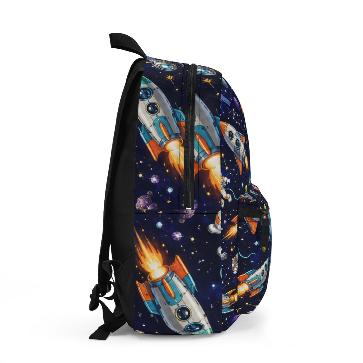 Galaxy Rocket Backpack — Kids Space School Bag with Planets & Rockets