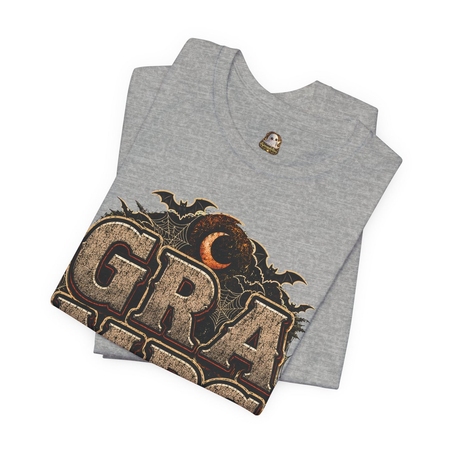 Gramps Halloween Tee — Vintage Pumpkin & Bats Grandfather Shirt