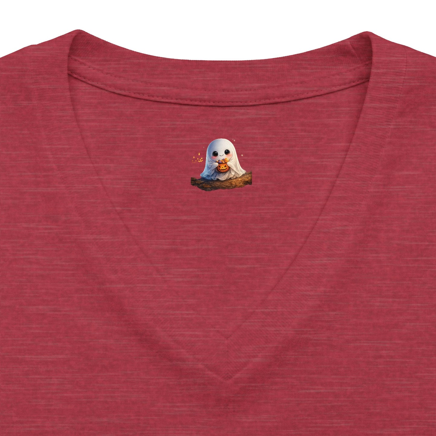 Granny Halloween V-Neck Tee — Women's 'GRANNY' Spooky Holiday Shirt