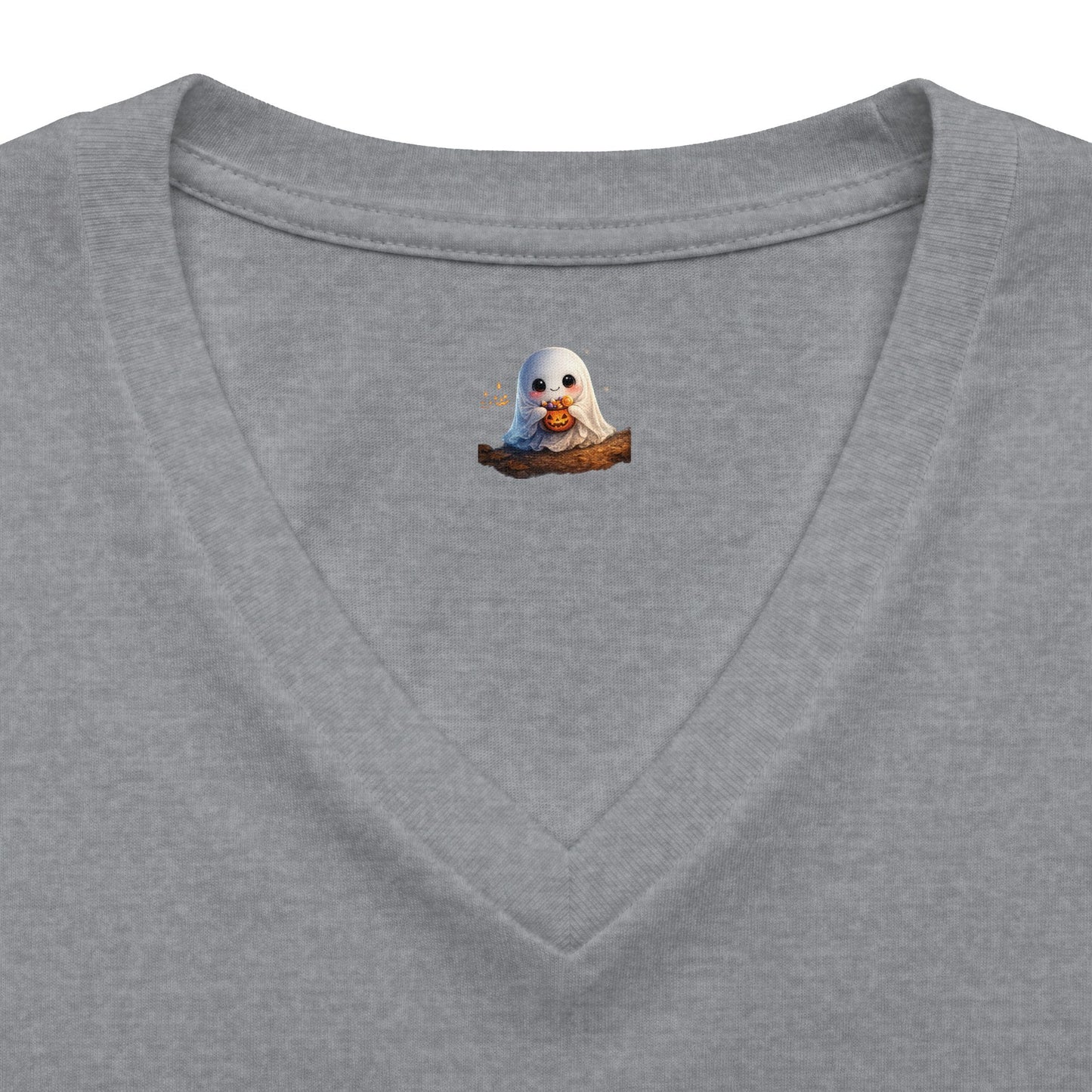 Granny Halloween V-Neck Tee — Women's 'GRANNY' Spooky Holiday Shirt