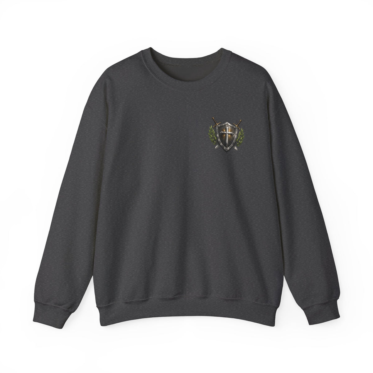 Compass Crewneck Sweatshirt — "God's Got My Back" Proverbs 3:5-6 Christian Pullover