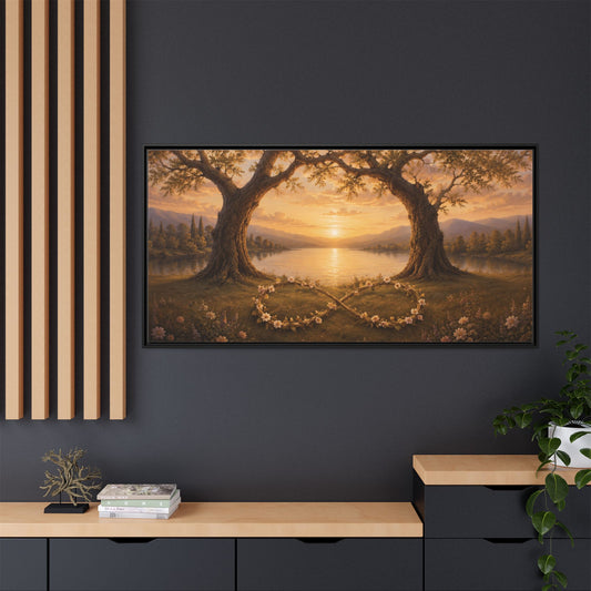 Matte Canvas, Framed (Multi-color)