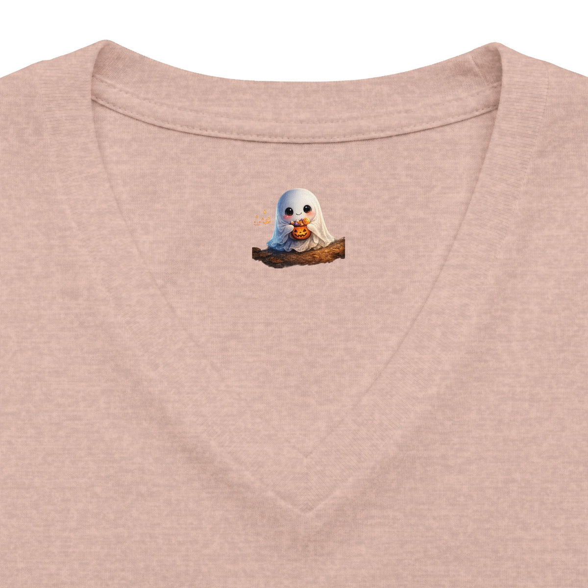 Women's V-Neck Tee — 'Omí' Halloween Mom Graphic Shirt