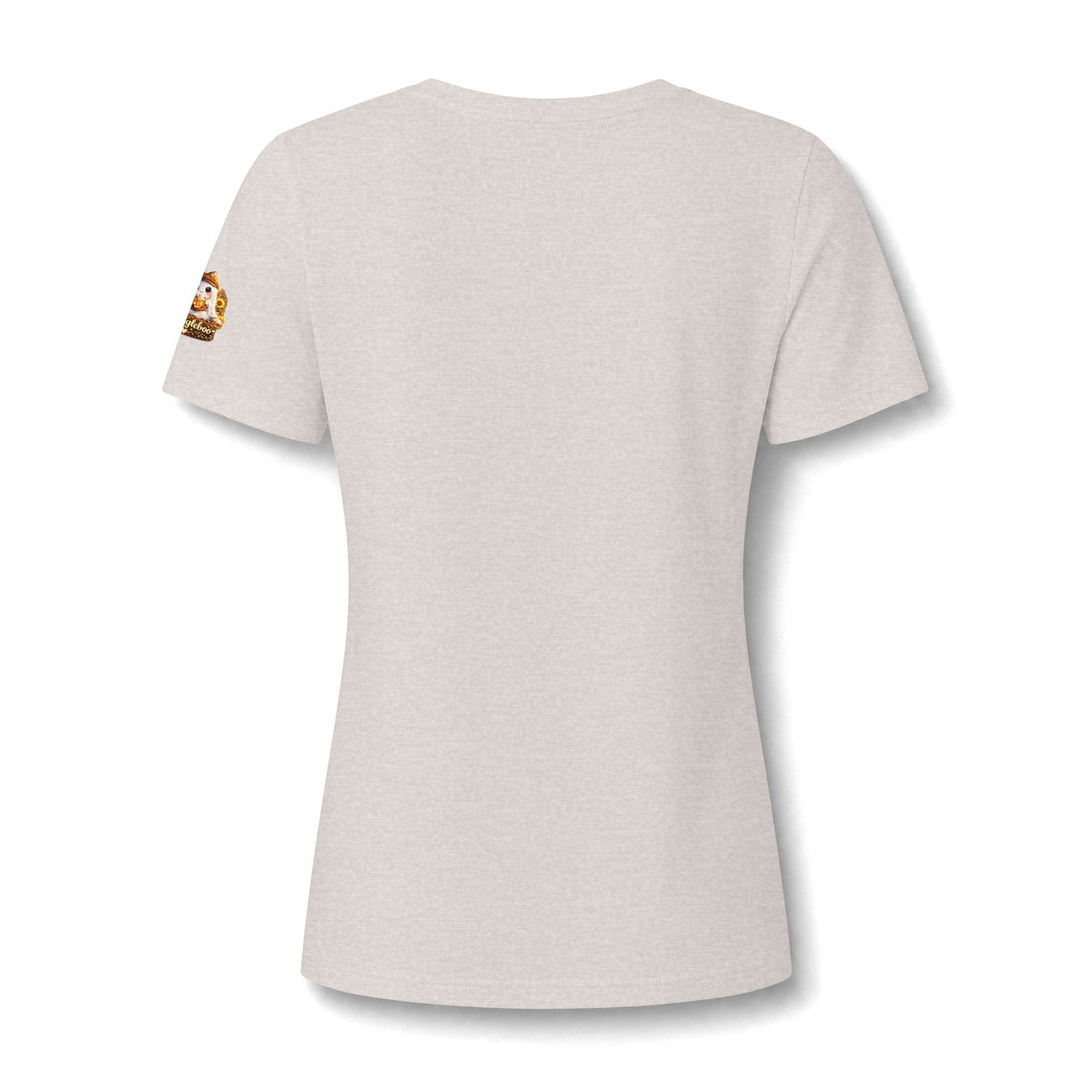Honey Halloween V‑Neck Tee — 'HONEY' Cute Spooky Pumpkin Ghost Graphic