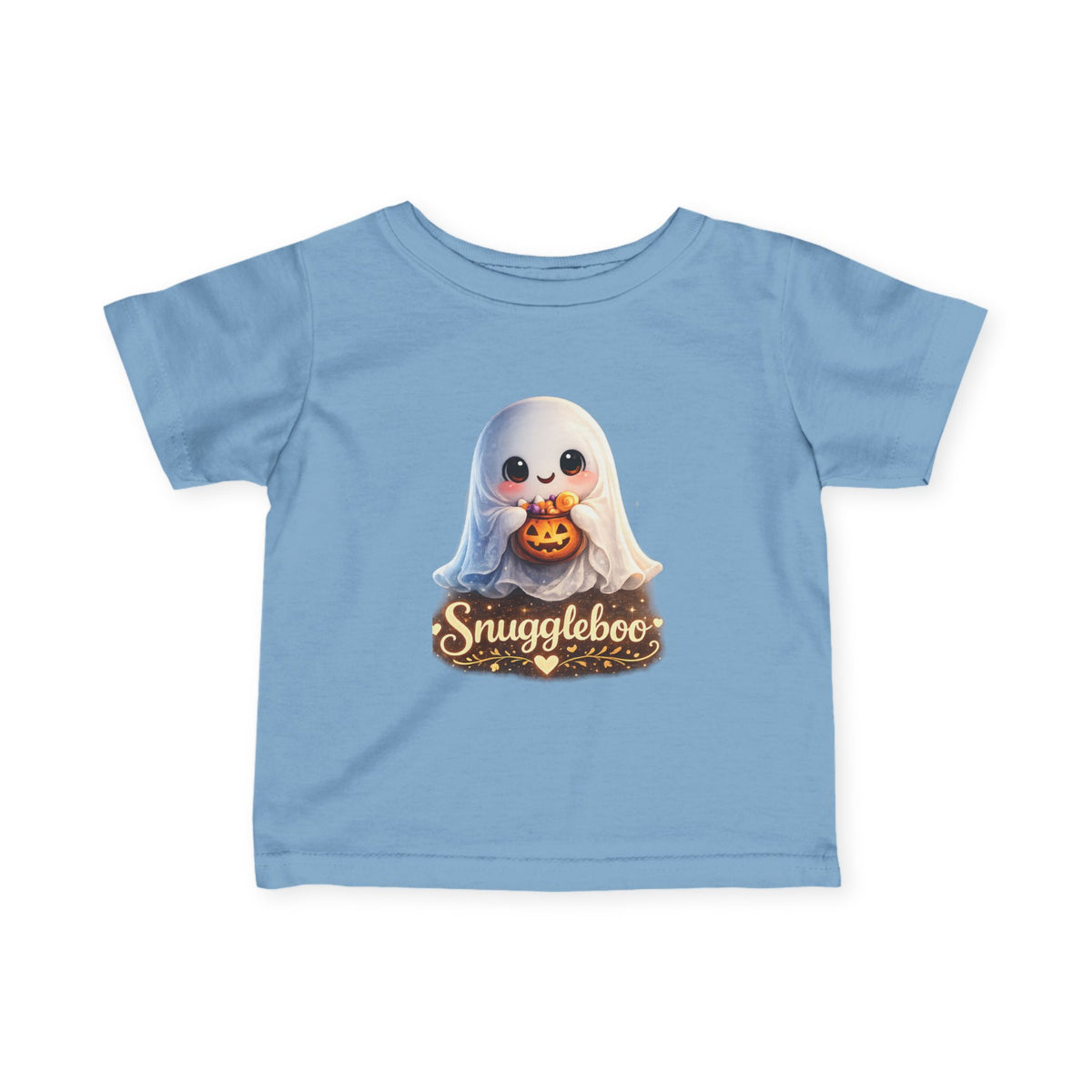 Infant Tee — Cute 'Snuggleboo' Halloween Ghost Baby Pumpkin Shirt