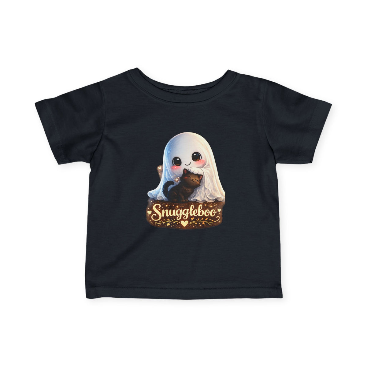 Infant Tee - "Snuggleboo" Cute Ghost Baby Shirt | Halloween Baby Bodysuit Gift