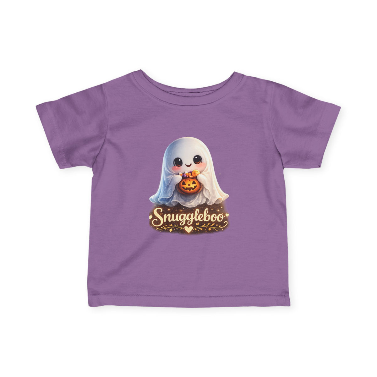 Infant Tee — Cute 'Snuggleboo' Halloween Ghost Baby Pumpkin Shirt