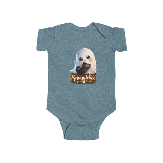 Baby Bodysuit — "Snuggleboo" Cute Seal Infant Onesie