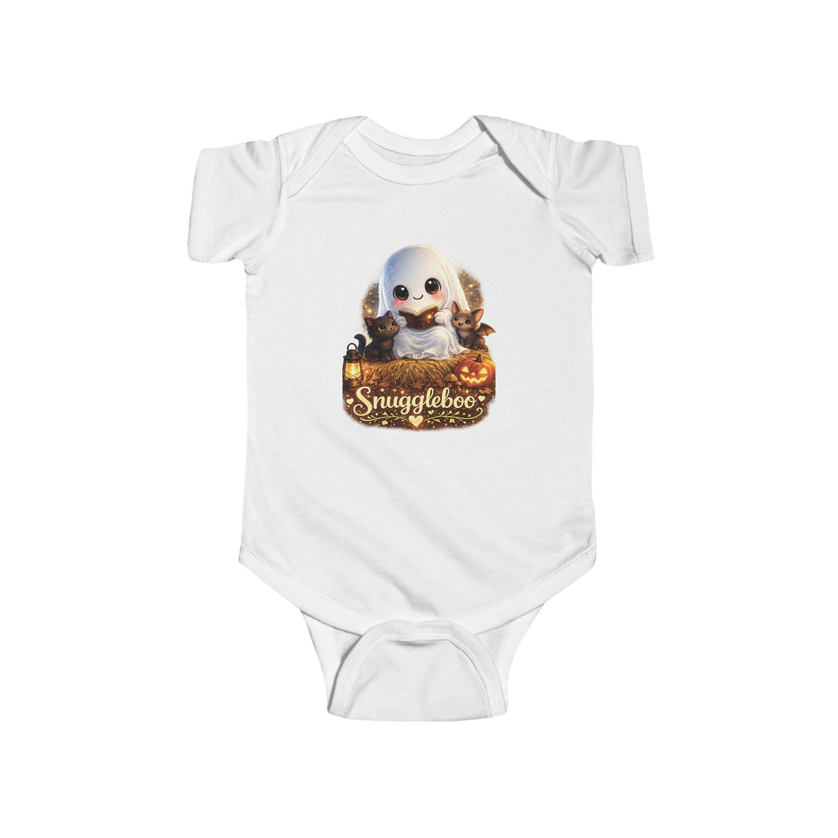 Infant Bodysuit — Cute 'Snuggleboos' Puppy Graphic Baby Onesie