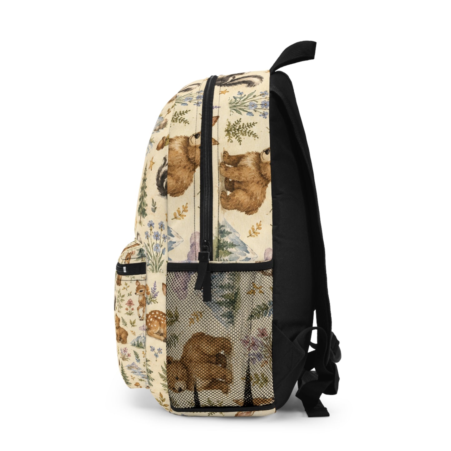 Woodland Critter Backpack — Cute Forest Animals Pattern for Kids & Nature Lovers