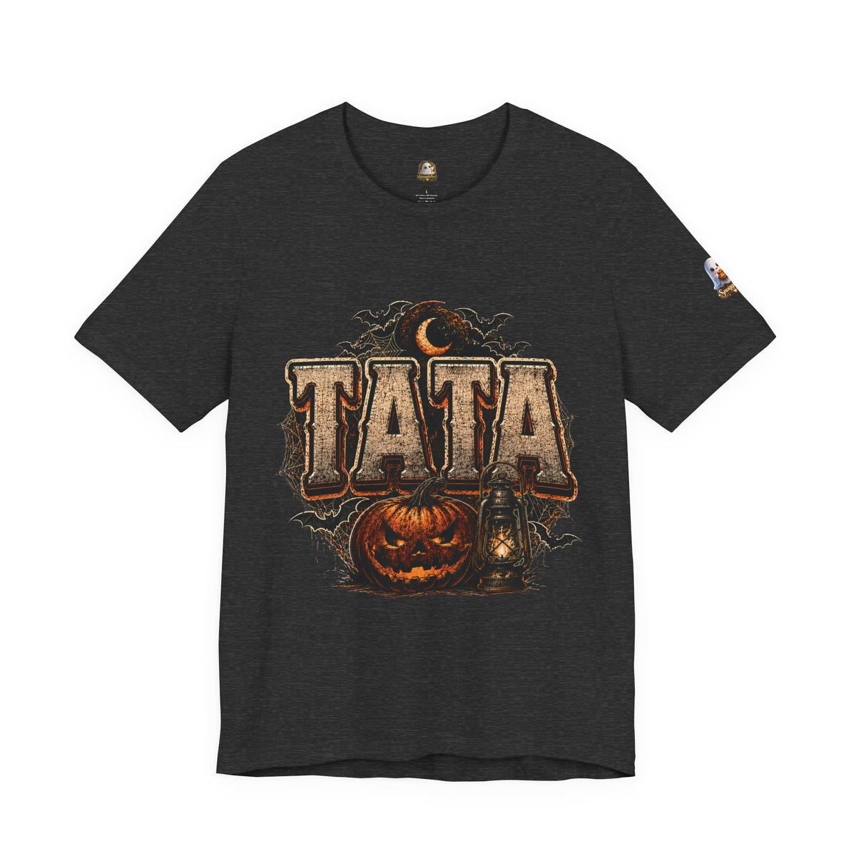 T-Shirt — "TATA" Vintage Halloween Pumpkin Design