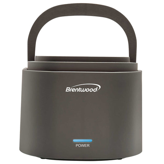 Brentwood 0.6L Portable Leakproof Electric Lunch Box in Gray