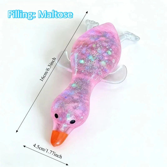 Squishy Antistress Duck Fidgets Toys Cute Goose Animals Vent Toys for Kids Adults Decompression Stretch Toys Friends Best Gift